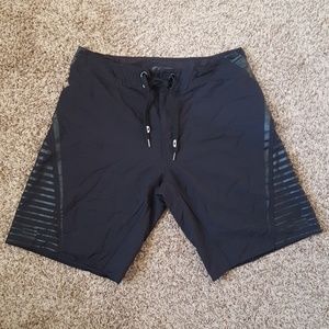 Oakley Brand Black/ Matte Black Mens Swimsuit